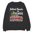 Jolliest Bunch Of Teachers This Side Of The Hallway Xmas PJ Unisex Sweatshirt, trending gift Jolliest Bunch Of Teachers This Side Of The Hallway Xmas PJ Unisex Sweatshirt, trending gift