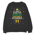 I Just Like To Teach Teaching My Favorite Christmas Teacher Unisex Sweatshirt, trending gift I Just Like To Teach Teaching My Favorite Christmas Teacher Unisex Sweatshirt, trending gift