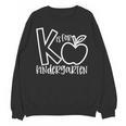 K Is For Kindergarten Kindergarten Teacher Men Women Girls Kids Unisex Sweatshirt, trending gift K Is For Kindergarten Kindergarten Teacher Men Women Girls Kids Unisex Sweatshirt, trending gift