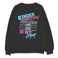 Kindergarten Is My Jam Vintage 80s Boombox Teacher Student Unisex Sweatshirt, trending gift
