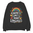 Kindness Comes In Many Languages ESL English Teacher Unisex Sweatshirt, Esl Teacher Gifts, English Teacher Gifts, trending gift Kindness Comes In Many Languages ESL English Teacher Unisex Sweatshirt, Esl Teacher Gifts, English Teacher Gifts, trending gift