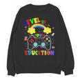 Level Up Your Education Gaming Inspired Teacher Gamers For Men Women Kids Unisex Sweatshirt, trending gift