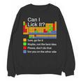 Can I Lick It Periodic Table Chemistry Teachers Unisex Sweatshirt, trending gift