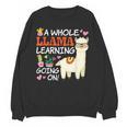 Llama Learning T Shirt Teachers Students Alpaca Lovers Unisex Sweatshirt, trending gift Llama Learning T Shirt Teachers Students Alpaca Lovers Unisex Sweatshirt, trending gift
