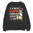Llama Learning Teachers Students Alpaca Lover Back To School Unisex Sweatshirt, trending gift Llama Learning Teachers Students Alpaca Lover Back To School Unisex Sweatshirt, trending gift
