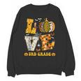 LOVE 3rd Grade Pumpkin Teacher Student Halloween Costume Unisex Sweatshirt, trending gift LOVE 3rd Grade Pumpkin Teacher Student Halloween Costume Unisex Sweatshirt, trending gift