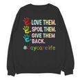 Love Daycare Provider Childcare Teacher Tie Dye Unisex Sweatshirt, trending gift Love Daycare Provider Childcare Teacher Tie Dye Unisex Sweatshirt, trending gift