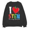 I Love STEM Student Teacher 1st Day Of School Back To School Unisex Sweatshirt, trending gift I Love STEM Student Teacher 1st Day Of School Back To School Unisex Sweatshirt, trending gift