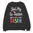 Matching Co-Teacher Best Friend She's My Bestie Work Team Unisex Sweatshirt, Friend Gifts, trending gift Matching Co-Teacher Best Friend She's My Bestie Work Team Unisex Sweatshirt, Friend Gifts, trending gift