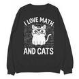 Math And Cats Apparel For Teachers Students Cat Lovers Unisex Sweatshirt, trending gift Math And Cats Apparel For Teachers Students Cat Lovers Unisex Sweatshirt, trending gift