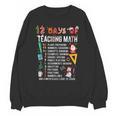 Math Teacher Christmas 12 Days Of Teaching Math Christmas Unisex Sweatshirt, trending gift Math Teacher Christmas 12 Days Of Teaching Math Christmas Unisex Sweatshirt, trending gift