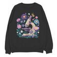 Microscope Flower Butterfly Biology Science Teacher Student Unisex Sweatshirt, Science Teacher Gifts, trending gift