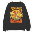 Montessori School Montessori Teacher Peace Love Montessori For Men Women Unisex Sweatshirt, trending gift Montessori School Montessori Teacher Peace Love Montessori For Men Women Unisex Sweatshirt, trending gift