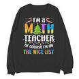 On The Nice List Christmas Math Teacher Women Men Unisex Sweatshirt, trending gift On The Nice List Christmas Math Teacher Women Men Unisex Sweatshirt, trending gift