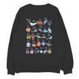 Ocean Animals Alphabet Cute Sea Life ABC Marine Kids Teacher Unisex Sweatshirt, trending gift