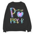P Is For Pre-K Preschool Teacher Tie Dye Back To School Unisex Sweatshirt, trending gift