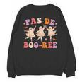 Pas De BOO-Rée Ballet Ghost Dancer Dance Teacher Halloween Unisex Sweatshirt, trending gift Pas De BOO-Rée Ballet Ghost Dancer Dance Teacher Halloween Unisex Sweatshirt, trending gift