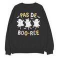 Pas De BOO-Rée Ghost Ballet Dancer Halloween Dance Teacher Unisex Sweatshirt, trending gift Pas De BOO-Rée Ghost Ballet Dancer Halloween Dance Teacher Unisex Sweatshirt, trending gift