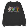 Peace Love Montessori Daycare Teacher Appreciation Unisex Sweatshirt, trending gift Peace Love Montessori Daycare Teacher Appreciation Unisex Sweatshirt, trending gift