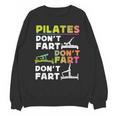 Pilates Instructor Teacher Watercolor Pilates Don't Fart Men Women Kids Unisex Sweatshirt, trending gift Pilates Instructor Teacher Watercolor Pilates Don't Fart Men Women Kids Unisex Sweatshirt, trending gift