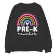 Pre-K Teacher Cute Pre Kindergarten For Teachers Rainbow For Men Women Kids Unisex Sweatshirt, trending gift