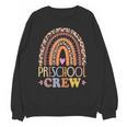 Preschool Crew Cute Leopard Rainbow Back To School Teachers Unisex Sweatshirt, trending gift Preschool Crew Cute Leopard Rainbow Back To School Teachers Unisex Sweatshirt, trending gift