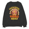 Preschool Gobble Squad Cute Turkey Thanksgiving Teacher Unisex Sweatshirt, trending gift
