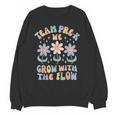 Preschool Teacher Appreciation Team Pre-K Grow With The Flow Unisex Sweatshirt, trending gift Preschool Teacher Appreciation Team Pre-K Grow With The Flow Unisex Sweatshirt, trending gift