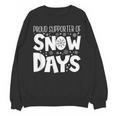 Proud Supporter Of Snow Days Teacher Christmas Men Women Unisex Sweatshirt, trending gift