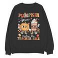 Pumpkin Spice Makes Teacher Nice Retro Fall Spooky Season Unisex Sweatshirt, trending gift Pumpkin Spice Makes Teacher Nice Retro Fall Spooky Season Unisex Sweatshirt, trending gift
