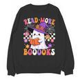 Read More Books Ghost Reading Book Teacher Halloween Unisex Sweatshirt, trending gift