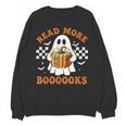 Read More Books Halloween Retro Pumpkin Reading Fall Teacher Unisex Sweatshirt, trending gift