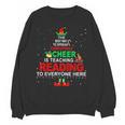 Reading Teacher Christmas Shirt Elf Christmas Cheer For Men Women Unisex Sweatshirt, trending gift Reading Teacher Christmas Shirt Elf Christmas Cheer For Men Women Unisex Sweatshirt, trending gift
