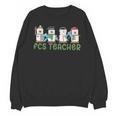 Retro Christmas Snowman FCS Teacher Family Consumer Science Unisex Sweatshirt, Science Teacher Gifts, trending gift Retro Christmas Snowman FCS Teacher Family Consumer Science Unisex Sweatshirt, Science Teacher Gifts, trending gift