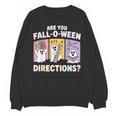 Retro Are You Fall O Ween Directions Teacher Halloween Ghost Unisex Sweatshirt, trending gift Retro Are You Fall O Ween Directions Teacher Halloween Ghost Unisex Sweatshirt, trending gift