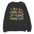 Retro It's a Good Day To Make Some Art Teacher Student Unisex Sweatshirt, trending gift Retro It's a Good Day To Make Some Art Teacher Student Unisex Sweatshirt, trending gift
