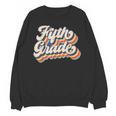 Retro Sunset Fifth Grade Teacher & Student Back To School Unisex Sweatshirt, trending gift Retro Sunset Fifth Grade Teacher & Student Back To School Unisex Sweatshirt, trending gift