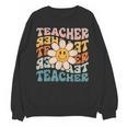 Retro Teacher Daisy Colorful Elementary School Teacher Unisex Sweatshirt, trending gift Retro Teacher Daisy Colorful Elementary School Teacher Unisex Sweatshirt, trending gift