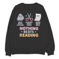 Rock Paper Scissors Teacher Librarian Nothing Beats Reading Unisex Sweatshirt, trending gift Rock Paper Scissors Teacher Librarian Nothing Beats Reading Unisex Sweatshirt, trending gift