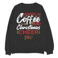 Running On Coffee And Christmas Cheer Lover Teacher For Men Women Kids Unisex Sweatshirt, trending gift
