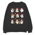 Santa Ghost Reading Books Christmas Library Teacher Unisex Sweatshirt, trending gift Santa Ghost Reading Books Christmas Library Teacher Unisex Sweatshirt, trending gift