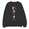 Santa Yoga Poses For Yogi Teacher Christmas Yoga Poses Unisex Sweatshirt, trending gift Santa Yoga Poses For Yogi Teacher Christmas Yoga Poses Unisex Sweatshirt, trending gift