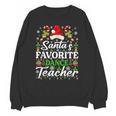 Santa's Favorite Dance Teacher Shirt Christmas Pajama Unisex Sweatshirt, trending gift Santa's Favorite Dance Teacher Shirt Christmas Pajama Unisex Sweatshirt, trending gift