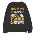 This Is My Scary Music Teacher Halloween Costumes Pajama Unisex Sweatshirt, trending gift