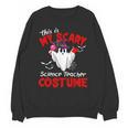 This Is My Scary Science Teacher Costume Ghost Halloween Unisex Sweatshirt, Science Teacher Gifts, trending gift