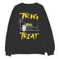 School Math Teacher Halloween 2022 Trig Or Treat Shirt Unisex Sweatshirt, trending gift