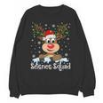 Science Teacher Squad Reindeer Christmas Teacher Xmas Lights For Men Women Unisex Sweatshirt, Science Teacher Gifts, trending gift
