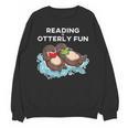 Sea Otter Book Reading Shirt For Bookworm Teachers Unisex Sweatshirt, trending gift
