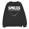 Smile Smiles Change The World Teacher T-Shirt Happy T-Shirt Unisex Sweatshirt, trending gift