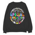 Special Education Teacher SPED Squad Team Kids Men Groovy Unisex Sweatshirt, Groovy Teacher Gifts, trending gift Special Education Teacher SPED Squad Team Kids Men Groovy Unisex Sweatshirt, Groovy Teacher Gifts, trending gift